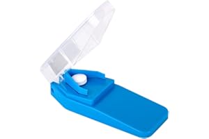 EZY DOSE Pill Cutter and Splitter, Cuts Pills, Vitamins, Tablets, Stainless Steel Blade, Travel Sized, Safely Cut Pills and V