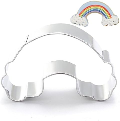 Ainest Stainless Steel Cookie Cutter Cake Craft Biscuit Pastry Mold Baking DIY Tools Rainbow