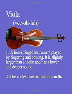 Amazoncom A Notebook For Viola Players 9781590952764 - 
