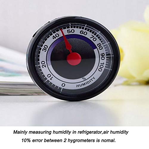 Dicrey Outdoor Thermometer Humidity Gauge Humidor Hygrometer with Waterproof for Indoor Outdoor