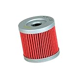 K&N Motorcycle Oil Filter: Premium High Performance Oil Filter  designed to be used with synthetic or conventional oils fits Yamaha WR250f WR450F YFZ450R YZ250F KN-140