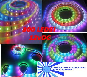 Dream Color Digital/Magic LED Strips/Ribbon - 12VDC / 300 Pixels