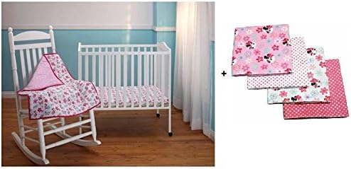 minnie mouse mini crib bedding set