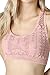 NIKIBIKI Women Seamless Peephole Racerback Bralette, Made in U.S.A, One Size (Vintage Rose Quartz)