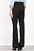 Maryclan Career Women's Dress Pants Little Boot But with Narrow Belt Loop (Medium, Black)