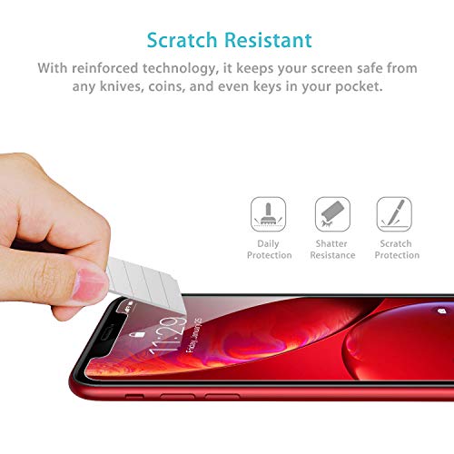 Syncwire Screen Protector for iPhone 11, iPhone XR (3Pack), Anti