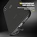 Humixx Shockproof Series iPhone Xs Case,[Wireless Charging Supportted] Translucent Matte case with Soft Edges, Shockproof and Anti-Drop Protection case Designed for Apple iPhone X(2017)-Black