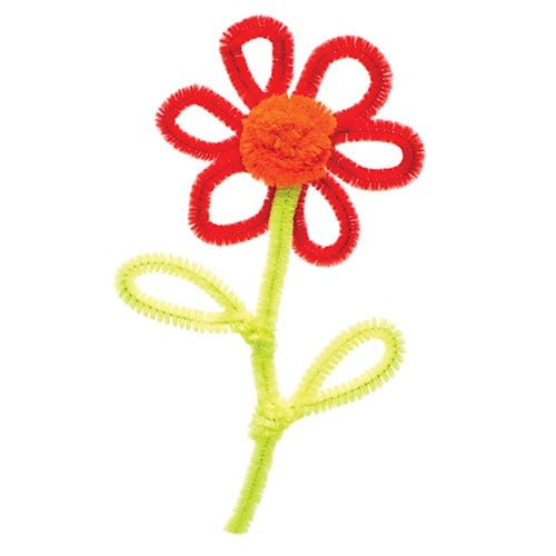 Baker Ross Craft Pipe Cleaners (Pack of 120) Summer Value Pack for Crafting and Decorations