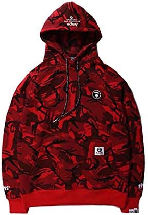 Mazuss AAPE Fashion Camouflage Pullover Casual Hoodie Sweatshirt for Men/Women
