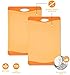 Raj Plastic Cutting Board Reversible Cutting board, Dishwasher Safe, Chopping Boards, Juice Groove, Large Handle, Non-Slip, BPA Free (Extra Large (17.4