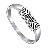TENGL Fitbit Flex 2 Accessory Bands Bracelet Stainless Steel Metal Bangle with Newest Unique Magnetic Adsorption Switch Design Wristbands for Fitbit Flex 2