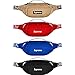 Fanny Pack Travel Bum Bags Running Pocket for Men Women (Black)