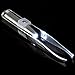 Eutuxia Tweezers with LED Light. Eyebrow and Eyelash Hair Removal Tool. Pluck & Trim Unwanted Hairs. Illuminate Dark Areas with Bright Lighting for Better Accuracy & Precision. Stainless Steel.