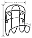 Liberty Garden Products Garden 231 Wall Mount Decorative Wire Garden Butler Hose Hanger, Holds 125-Feet of 5/8-Inch Hose - Black