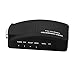 SIENOC PC Laptop AV S-video Video to VGA TV Converter Switch Box Color Black