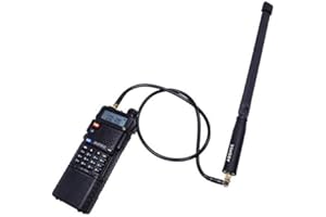 23.6inch ABBREE AR-152 AR-148 Tactical Antenna SMA-Female Coaxial Extend Cable for Baofeng UV-5R 5RM BF-F8HP Pro AR-152 UV-5G Plus BF-888S UV-5R Mini UV-82 UV-9R 2 Way Radio