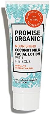 Promise Organic Nourishing Coconut Milk Face Lotion with Hibiscus