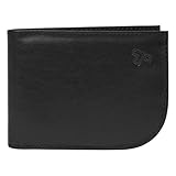 Travelon Safe ID Leather Front Pocket Wallet, Black, One Size