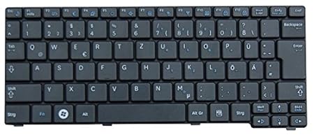 NExpert deutsche QWERTZ Tastatur für Samsung NC10-Plus/NP-NC10 Plus DE Schwarz