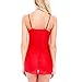 Angel Kiss Women's Sexy Lingerie for Women for Sex Best Nightwear Skirt and Thong Gift for Lover (Red)