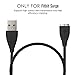 Fitbit Surge Charger, MoKo Replacement USB Data Sync Charger Charging Cable Cord for Fitbit Surgee Fitness Smartwatch, BLACK