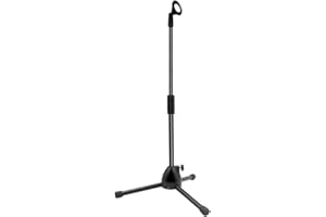 Heavy Duty Adjustable Mic Stand With Tripod Base Foldable Design For Live Performances & Mics Stage Microphone Stand