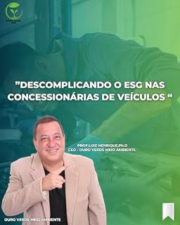 Livro Descomplicando o ESG- Environmental Social Governance : O que toda Concessionária de veículos deve saber!