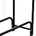 Sunnydaze 4-Foot Firewood Log Rack - Indoor/Outdoor Black Powder-Coated Steel Storage Accessory
