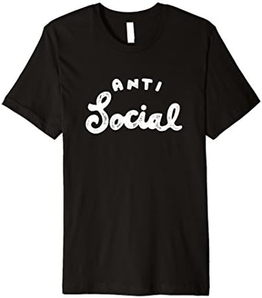 Mens Anti Social T-Shirt XL Black