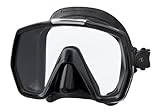Tusa M1001 Freedom HD Scuba Diving Mask Black Silicone - Black