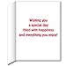 VictoryStore Jumbo Greeting Cards: Giant Birthday Card (Presents and balloons), 2' x 3' card with envelope