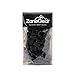 25 Premium Zipper Pull Cord Ends | Made in USA | Make Your Own Paracord Craft & Accessory Cord Projects | DIY Replacement Zipper Fixer (Black)