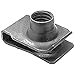 BoltmanShop Extruded U Nut fits M8-1.25 Screw Size, for GM Ford CHRY (25pkg)