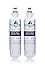 2 X WLF-01 - Replacement Filter for LG LT700P, Kenmore 46-9690, ADQ36006101, ADQ36006101-S, ADQ36006101S, ADQ36006102, ADQ36006102-S, ADQ36006102S, 048231783705, ADQ36006101, 9690