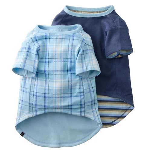 Pet Passion Rover - The Reversible Tee, 2 Pack​ Short Sleeve Pet T-Shirt 100% O…