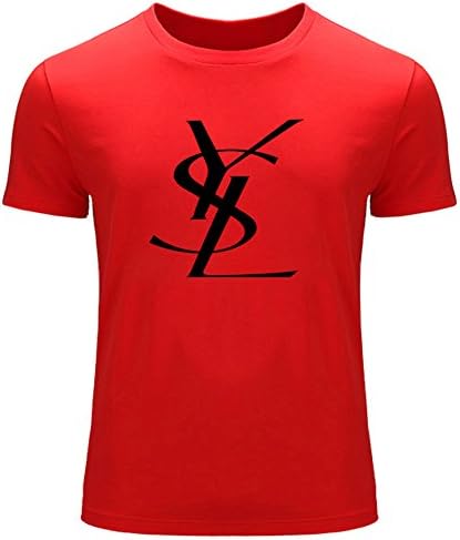 YSL Yves Saint Laurent 2016 For Men Printed Short Sleeve Tee T-shirt