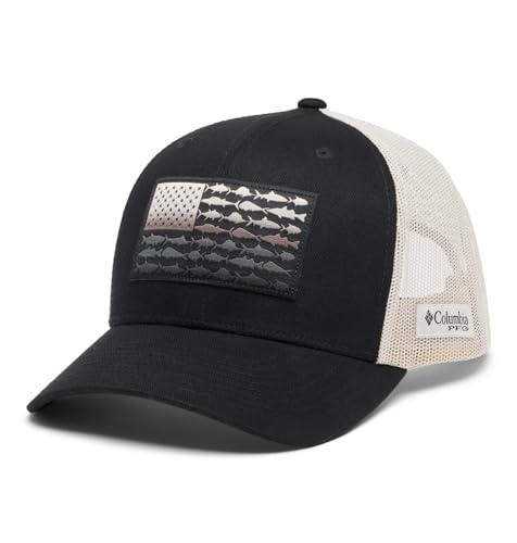 Unisex PFG Fischflagge Mesh Snap Back Hut, Schwarz/Dark Stone, Einheitsgröße, Schwarz/Dark Stone, Einheitsgre