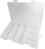 WYAN 60 AA 40 AAA Battery Organizer Storage Case Transparent view 1