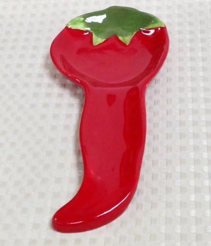 CHILI Large 3-D Spoon Rest / Trivet Chilies *NEW!*