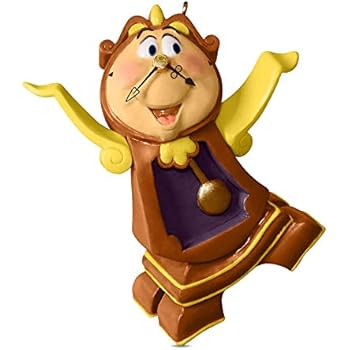 Hallmark Keepsake Ornament 2018 Cogsworth Disney Beauty and the Beast Limited Edition