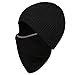 ZPbliss Winter Ski Mask Knit Hat Face Cover Outdoor Stretch Windproof Cap- Best Fleece Cable Face Mask Scarf Skull Warmer for Skiing, Running, Cycling, Jogging, Camping, Motorcycle.