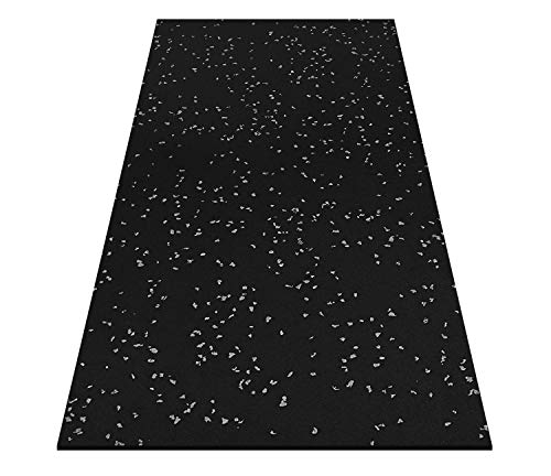 Titan Premium Rubber Multi Purpose Flooring, 4′ x 6′ x 5/16″, Durable, Non Slip, Non Absorbent, Home Gyms, Garages, Workshops (1.22m x 1.83m x 8mm)