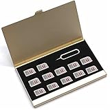 Aluminum SIM Card Case,Universal Waterproof Slim