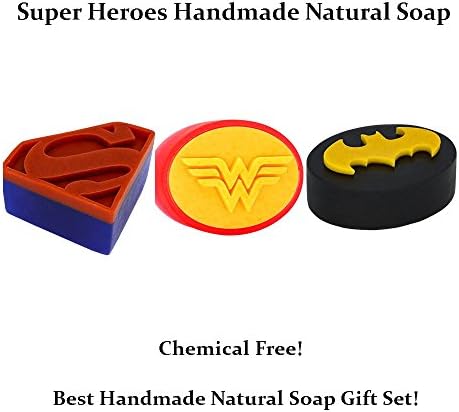 Velvetian Naturals Super Handmade All Natural Soap Bar 3pcs Set. With activated Therapeutic Grade Essential Oils. Body &amp; Face Wash for Kids.Chemical Free. 3.04~4.05 oz (ea)