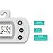 4 Pack Digital Refrigerator Freezer Thermometer,Max/Min Record Function with Large LCD Display