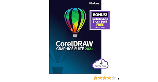 Download Amazon Com Coreldraw Graphics Suite 2021 Graphic Design Software For Professionals Vector Illustration Layout And Image Editing Amazon Exclusive Particleshop Brush Pack Pc Download Software