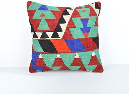 Kilim Pillow Cover, Kilim Pillow, Turkish Pillow, Bohemian Pillow, Kilim Cushions, Moroccan Pillow, Turkish Kilim, Decorative Pillows, Wool Pillow, tp1721