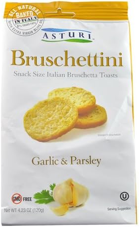 Asturi Bruschettini Garlic & Parsley -- 4.23 oz - 2 pc