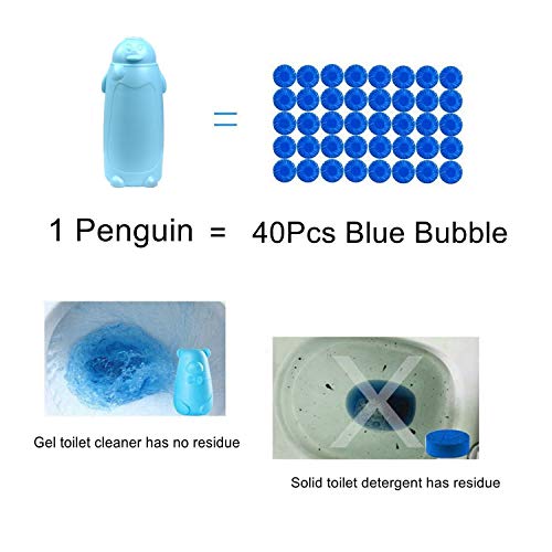 Pure-Eco Automatic Toilet Bowl Cleaner,Toilet Tank and Bathroom Cleaning System, Bleach and Blue Cleaning
