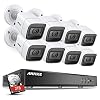 ANNKE 4K Security DVR System 8CH 8MP DVR with 2TB HDD, 8 x 4K(3840×2160) IP67 Waterproof Bullet Surveillance Cameras…